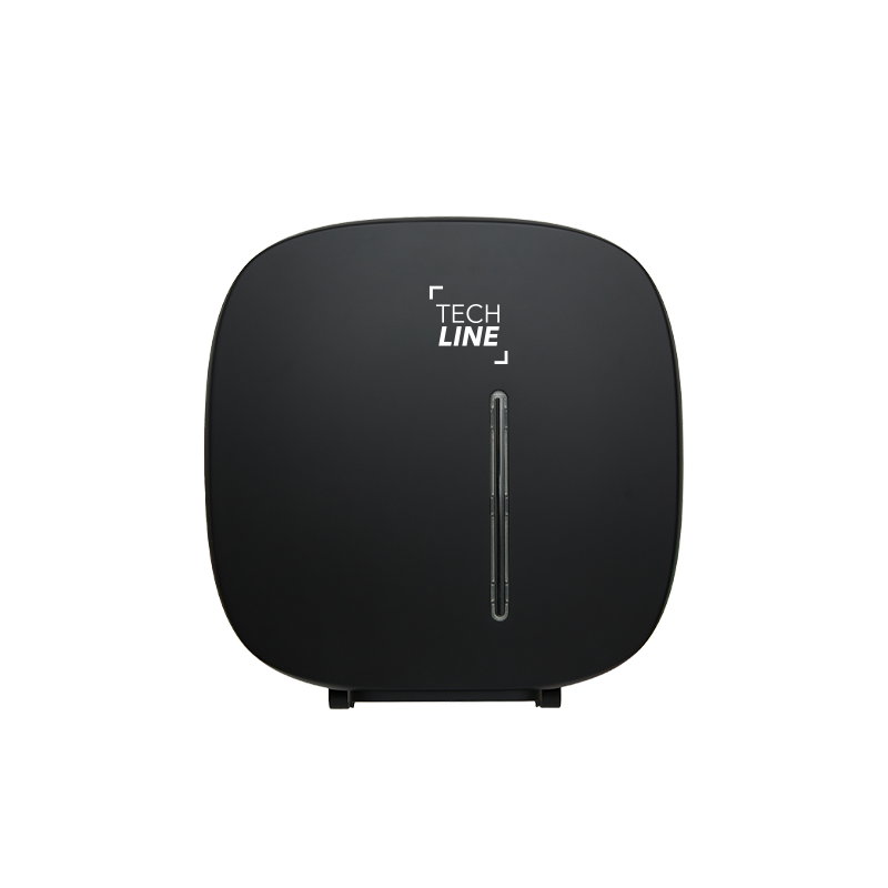 DISTRIBUTEUR DE PAPIER TOILETTE MINI JUMBO TECHLINE NOIR
