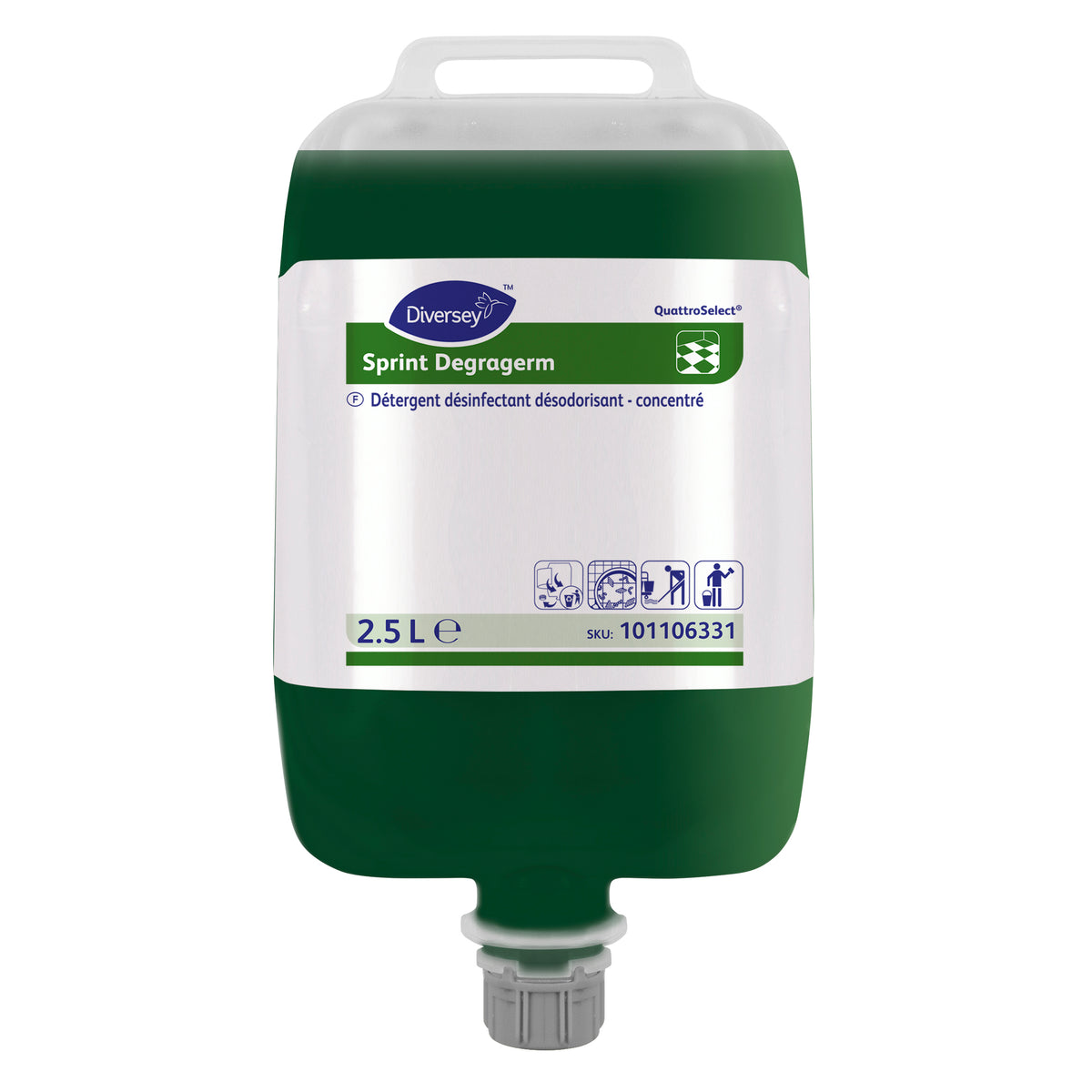 DETERGENT DESINFECTANT MULTI SURFACES SPRINT DEGRAGERM QS 2X2,5L