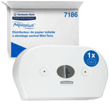 DISTRIBUTEUR DE PAPIER TOILETTE À DÉVIDAGE CENTRAL SCOTT® CONTROL MINI DOUBLE BLANC