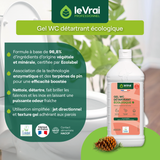 DETERTRANT GEL WC LE VRAI PROFESSIONNEL ECOLABEL EU 1L