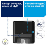 DISTRIBUTEUR D’ESSUIE-MAINS PLIÉS TORK XPRESS® MINI H2 NOIR