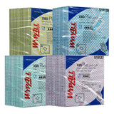 LAVETTE NON TISSEE USAGE UNIQUE WYPALL X80+ 35X34CM BLEU X30