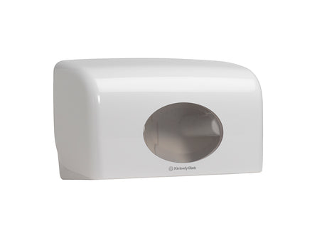 DISTRIBUTEUR DE PAPIER TOILETTE PETIT ROULEAU DOUBLE AQUARIUSBLANC