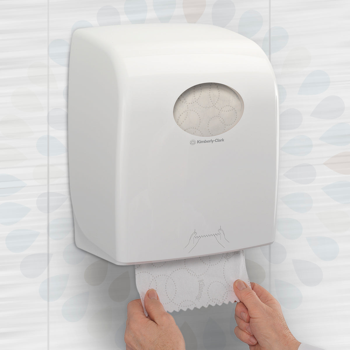 ESSUIE-MAINS ROULEAU KLEENEX® ULTRA BLANC 150M 2 PLIS ECOLABEL X6