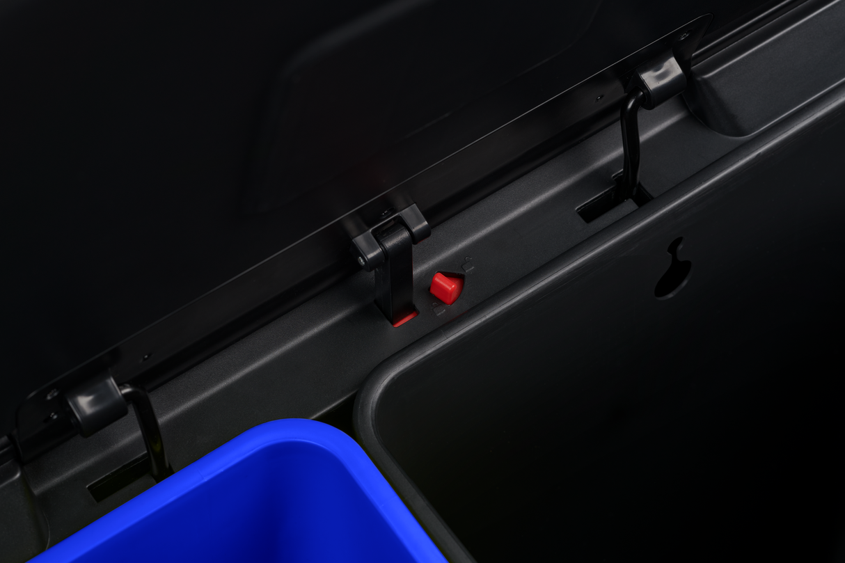 POUBELLE 60L ELITE INOX CHARBON