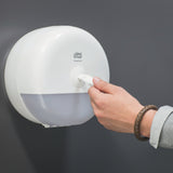 DISTRIBUTEUR DE PAPIER TOILETTE À DÉVIDAGE CENTRAL TORK SMARTONE® T9 MINI BLANC