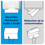 ESSUIE-MAINS PLIÉS EN V TORK® ADVANCED H3 BLANC 23X24.8CM 250 FORMATS 2 PLIS ECOLABEL X15