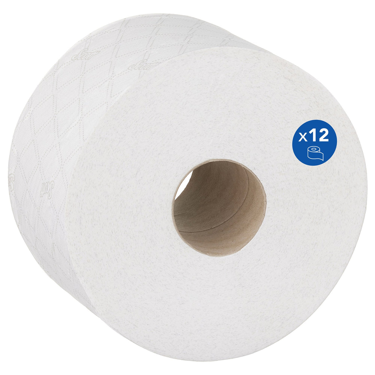 PAPIER TOILETTE À DÉVIDAGE CENTRAL SCOTT® CONTROL MINI TWIN BLANC 833 FORMATS 2 PLIS ECOLABEL X12