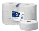 PAPIER TOILETTE JUMBO TORK® ADVANCED T1 BLANC 380M 2 PLIS ECOLABEL X6