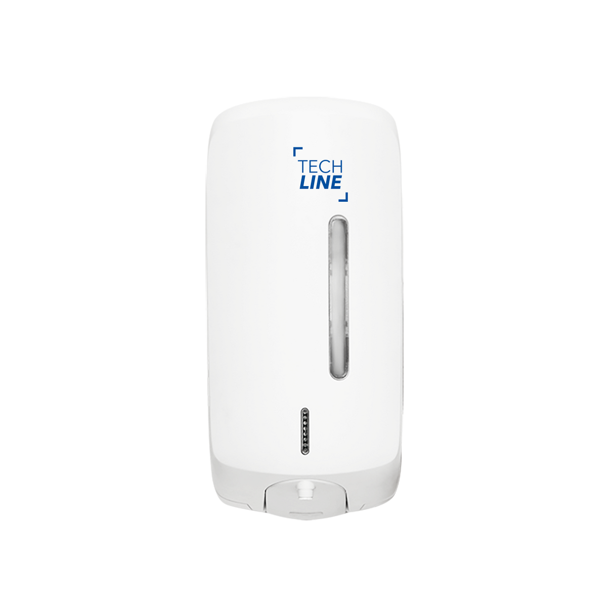 DISTRIBUTEUR À DÉTECTION OPTIQUE SAVON LOTION GEL À RÉSERVOIR TECHLINE 1L BLANC