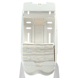 DISTRIBUTEUR DE PAPIER TOILETTE PLIÉ AQUARIUS BLANC