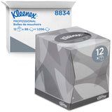 MOUCHOIR BOÎTE CUBIQUE KLEENEX® BLANC 90 FORMATS 2 PLIS X12