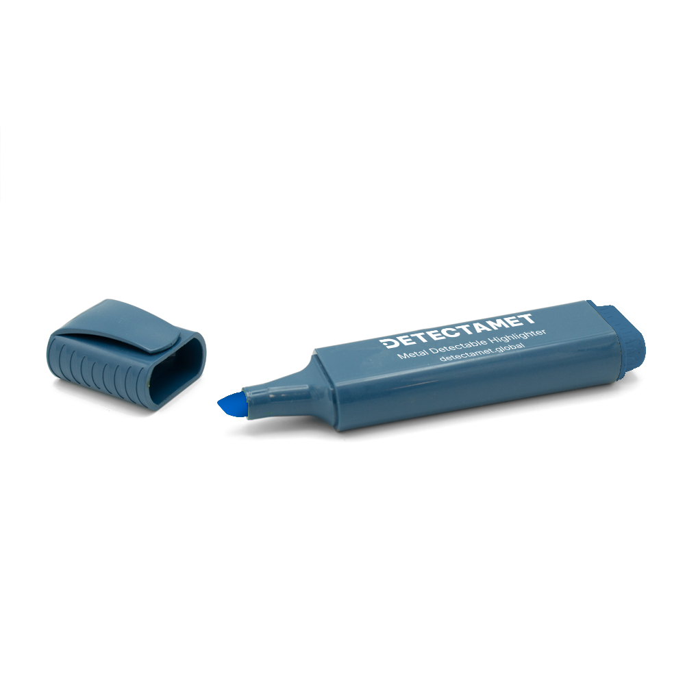 SURLIGNEUR POINTE BISEAUTEE BLEU DETECTABLE X5
