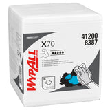 CHIFFON WYPALL X70 POWER CLEAN NON TISSEE USAGE COURT BLANC 76 FORMATS 31X42CM X12