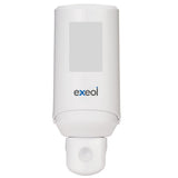 DISTRIBUTEUR MANUEL SAVON GEL HYDROALCOOLIQUE AIRLESS EXEOL BLANC 1L