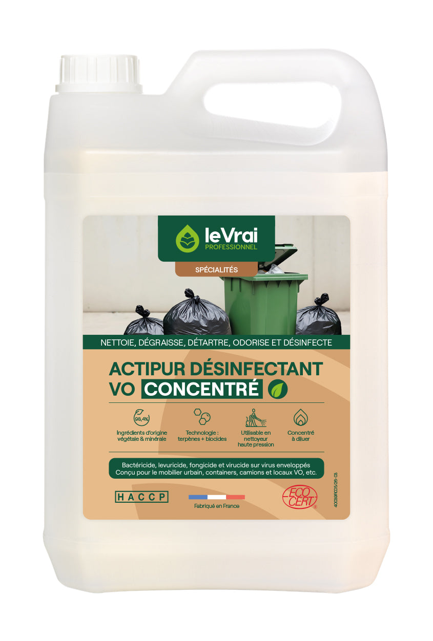 NETTOYANT DESINFECTANT ACTIPUR PROPRETE URBAINE VO 5L