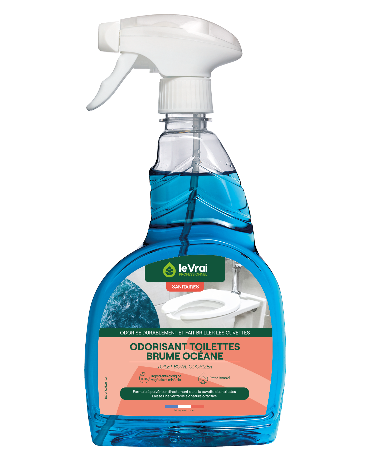 ODORISANT TOILETTES SANITAIRE BRUME OCEANE 750ML