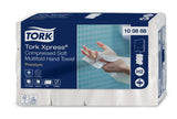 ESSUIE-MAINS COMPRESSÉS PLIÉS EN M TORK XPRESS® H2 PREMIUM BLANC 32X21,2CM 170 FORMATS 2 PLIS ECOLABEL X12