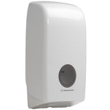 DISTRIBUTEUR DE PAPIER TOILETTE PLIÉ AQUARIUS BLANC