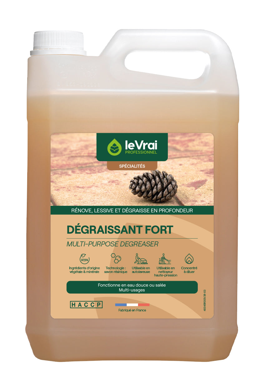 DEGRAISSANT FORT MULTI USAGES LE VRAI PROFESSIONNEL 5L
