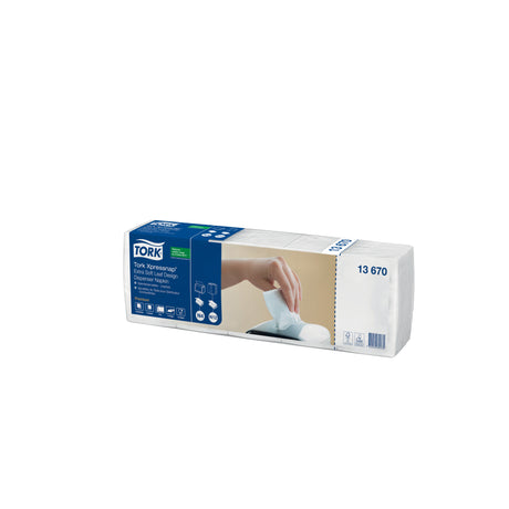 SERVIETTE POUR DISTRIBUTEUR 21.3X16.5CM TORK® XPRESSNAP® N4 2 PLIS BLANC DECOR X4000
