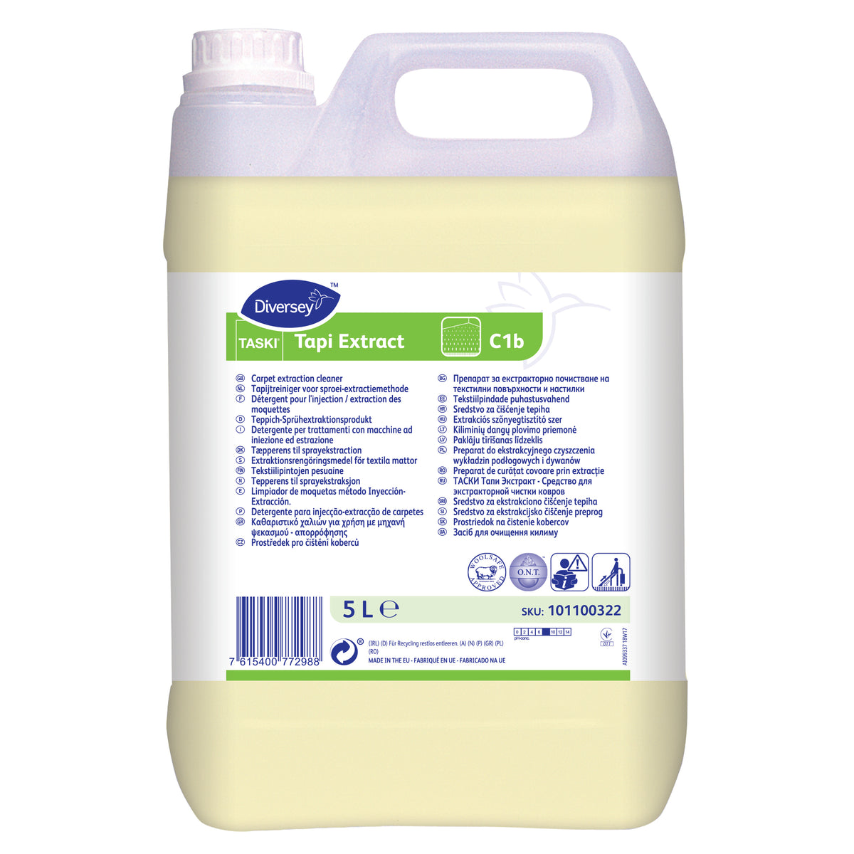 NETTOYANT TAPIS ET MOQUETTES TASKI TAPI EXTRACT 5L