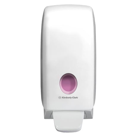 DISTRIBUTEUR MANUEL CRÈME MOUSSE GEL HYDROALCOOLIQUE AQUARIUS BLANC 1L